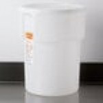 Carlisle 12, 18, and 22 Qt. White Round Polyethylene Food Storage Container Lid Carlisle 12, 18, and 22 Qt. White Round Polyethylene Food Storage Container Lid