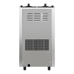 Spaceman 6235A-C Pressurized Dual Flavor Twin Twist Countertop Soft Serve Ice Cream Machine with 2 Hoppers and 3 Dispensers - 208-230V