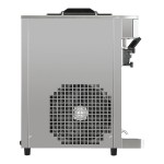 Spaceman 6235A-C Pressurized Dual Flavor Twin Twist Countertop Soft Serve Ice Cream Machine with 2 Hoppers and 3 Dispensers - 208-230V