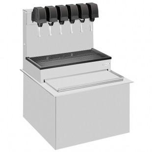 Cornelius 631100055 CB2323 High Performance Stainless Steel Drop-In Soda Dispenser with 8 UFB-1 Sanitary Lever Valves and 80 lb. Ice Bin, 120V Cornelius 631100055 CB2323 High Performance Stainless Steel Drop-In Soda Dispenser with 8 UFB-1 Sanitary Lever Valves and 80 lb. Ice Bin, 120V