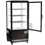 Avantco GSM-3-HC Black Glass Sided Countertop Display Refrigerator Avantco GSM-3-HC Black Glass Sided Countertop Display Refrigerator