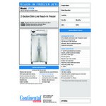 Continental Refrigerator 2FSEN 36 1/4 Continental Refrigerator 2FSEN 36 1/4