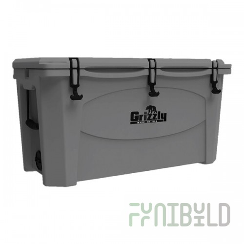 Grizzly Cooler 100 Qt. Gray Outdoor Merchandiser / Cooler