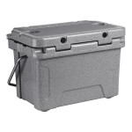CaterGator CG20SPG Gray 20 Qt. Rotomolded Outdoor Cooler / Ice Chest
