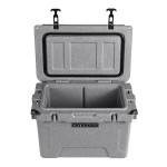 CaterGator CG20SPG Gray 20 Qt. Rotomolded Outdoor Cooler / Ice Chest