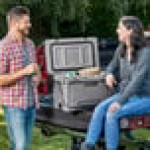 CaterGator CG20SPG Gray 20 Qt. Rotomolded Outdoor Cooler / Ice Chest