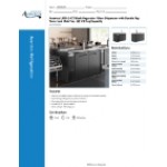 Avantco UDD-2-CT Black Kegerator / Beer Dispenser with Double Tap Tower and Club Top - (2) 1/2 Keg Capacity