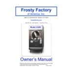 Frosty Factory 232W 12 Qt. Large Cylinder Water-Cooled Frozen Cocktail Machine - 230V Frosty Factory 232W 12 Qt. Large Cylinder Water-Cooled Frozen Cocktail Machine - 230V