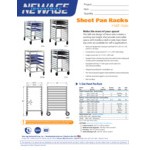 New Age Industrial Heavy-Duty Series 10-Pan End-Load Half-Size Mobile Aluminum Sheet Pan Rack with Food-Grade HDPE Top 92096 New Age Industrial Heavy-Duty Series 10-Pan End-Load Half-Size Mobile Aluminum Sheet Pan Rack with Food-Grade HDPE Top 92096