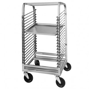 Channel 564N 18 Pan End Load Aluminum Bun / Sheet Pan Rack with Wire Slides - Assembled Channel 564N 18 Pan End Load Aluminum Bun / Sheet Pan Rack with Wire Slides - Assembled