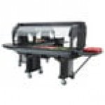 Cambro VBRLHD5110 Black 5' Versa Food / Salad Bar with Heavy-Duty Casters - Low Height Cambro VBRLHD5110 Black 5' Versa Food / Salad Bar with Heavy-Duty Casters - Low Height