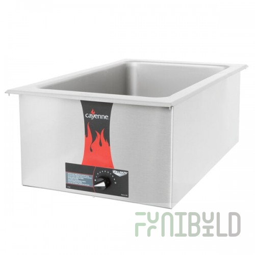 Vollrath 72001 Cayenne Full Size Drop In / Countertop Food Warmer - 120V, 1000W