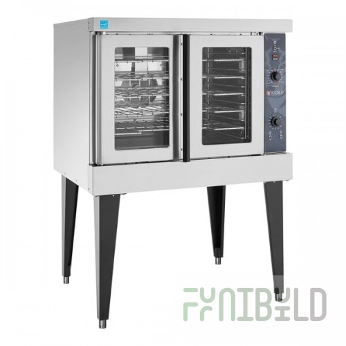 Wolf by Vulcan WC4ED 208/3 Single Deck Full Size Electric Convection Oven - 208V, 3 Phase, 12.5 kW