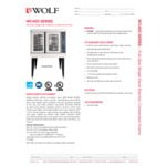 Wolf by Vulcan WC4ED 208/3 Single Deck Full Size Electric Convection Oven - 208V, 3 Phase, 12.5 kW