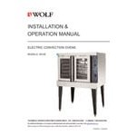 Wolf by Vulcan WC4ED 208/3 Single Deck Full Size Electric Convection Oven - 208V, 3 Phase, 12.5 kW