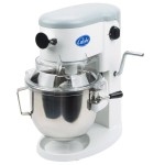 Globe SP05 5 Qt. Bowl Lift Countertop Mixer with Guard & Standard Accessories - 120V, 1/5 hp