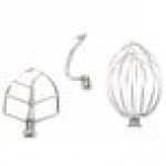 Globe SP05 5 Qt. Bowl Lift Countertop Mixer with Guard & Standard Accessories - 120V, 1/5 hp