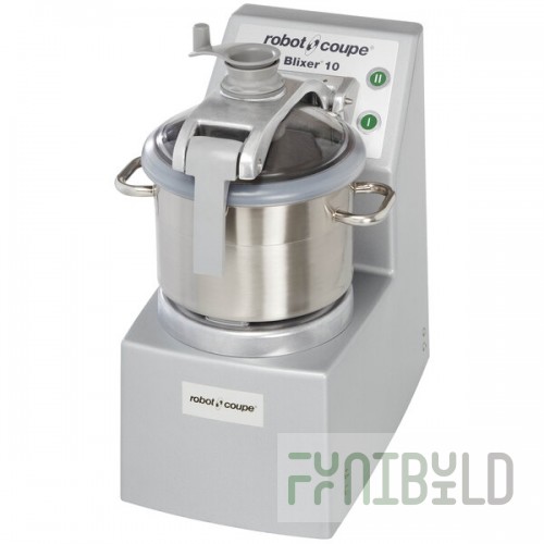Robot Coupe BLIXER10 2-Speed 12 Qt. / 11.5 Liter Stainless Steel Batch Bowl Food Processor - 240V, 3 Phase, 4 1/2 hp