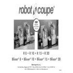 Robot Coupe BLIXER10 2-Speed 12 Qt. / 11.5 Liter Stainless Steel Batch Bowl Food Processor - 240V, 3 Phase, 4 1/2 hp Robot Coupe BLIXER10 2-Speed 12 Qt. / 11.5 Liter Stainless Steel Batch Bowl Food Processor - 240V, 3 Phase, 4 1/2 hp