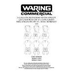 Waring CB15 1 Gallon Stainless Steel Food Blender - 120V Waring CB15 1 Gallon Stainless Steel Food Blender - 120V