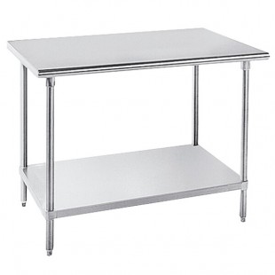 Advance Tabco MSLAG-363-X 16 Gauge Stainless Steel Work Table with Undershelf - 36