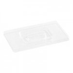 Baker's Lane 21 Gallon / 335 Cup White Slant Top Mobile Ingredient Storage Bin with Sliding Lid & Scoop