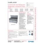 Garland G60-2G48CC Liquid Propane 2 Burner 60