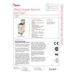 Dean by Frymaster SR42G Liquid Propane Super Runner Floor Fryer 35-43 lb.