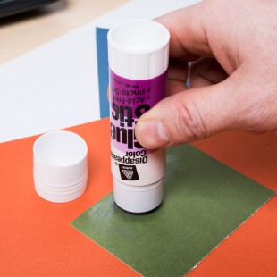 Avery® 00226 1.27 oz. Purple Disappearing Color Permanent Glue Stick