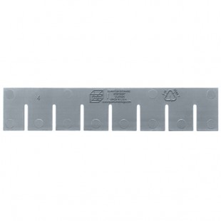 Quantum Gray Long Divider for DG91025 Dividable Grid Container - 6/Pack Quantum Gray Long Divider for DG91025 Dividable Grid Container - 6/Pack