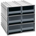 Quantum Gray Long Divider for DG91025 Dividable Grid Container - 6/Pack Quantum Gray Long Divider for DG91025 Dividable Grid Container - 6/Pack
