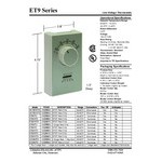 TPI ET9 Series SPDT Single Pole Heating and Cooling Thermostat ETD9STS TPI ET9 Series SPDT Single Pole Heating and Cooling Thermostat ETD9STS