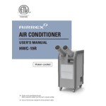 Airrex 1.75 Ton Portable Water-Cooled Air Conditioner HWC-19R - 18,200 BTU, 115V, 1 Phase