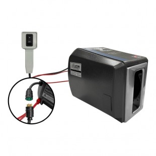 OZ Lifting Products Black 12V DC Electric Winch with 1200 lb. Capacity OZDCW - 1 hp OZ Lifting Products Black 12V DC Electric Winch with 1200 lb. Capacity OZDCW - 1 hp