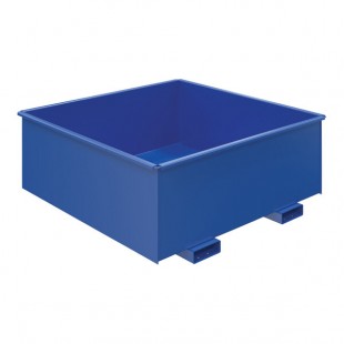 Vestil 1.25 Cubic Yard Heavy-Duty Steel Rotator Box Hopper R-125-HD-BL - 6,000 lb. Capacity Vestil 1.25 Cubic Yard Heavy-Duty Steel Rotator Box Hopper R-125-HD-BL - 6,000 lb. Capacity