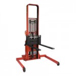 Wesco Industrial Products 1,000 lb. Power Lift Adjustable Straddle Fork Stacker with 40