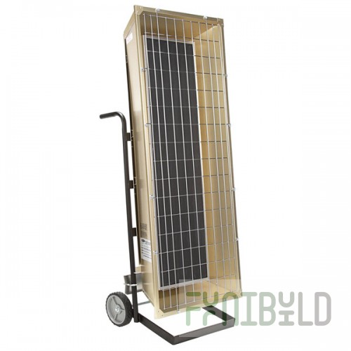 TPI FSP-9548-3 FSP Series Portable Infrared Flat Panel Heater - 480V, 3 Phase, 9.5kW