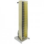 TPI FSP-9548-3 FSP Series Portable Infrared Flat Panel Heater - 480V, 3 Phase, 9.5kW