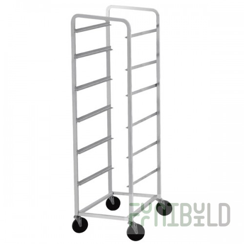 Advance Tabco LR6 Heavy-Duty Mobile Lug Rack - 6 Lug Capacity