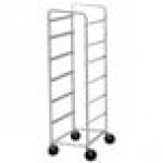 Advance Tabco LR6 Heavy-Duty Mobile Lug Rack - 6 Lug Capacity