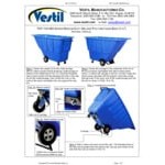 Vestil TDT-100-MD-BLUE 1 Cu. Yd. Blue Medium-Duty Bulk Tilt Truck - 1,250 lb. Capacity Vestil TDT-100-MD-BLUE 1 Cu. Yd. Blue Medium-Duty Bulk Tilt Truck - 1,250 lb. Capacity