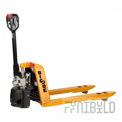 Big Joe Semi-Electric Pallet Jack with Manual Lift Pump P33 - 3,300 lb. Capacity
