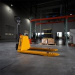 Big Joe Semi-Electric Pallet Jack with Manual Lift Pump P33 - 3,300 lb. Capacity
