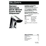 Sloan 3346080 Polished Chrome Sensor Foam Soap Dispenser with 4 1/2