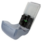 San Jamar SHF900TBL Rely Arctic Blue Hybrid Touchless Foam Soap Dispenser - 5 1/2 San Jamar SHF900TBL Rely Arctic Blue Hybrid Touchless Foam Soap Dispenser - 5 1/2