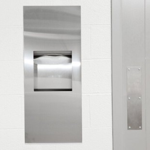 Bobrick B-36903 TrimLineSeries Recessed Paper Towel Dispenser / Waste Receptacle