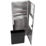Bobrick B-36903 TrimLineSeries Recessed Paper Towel Dispenser / Waste Receptacle Bobrick B-36903 TrimLineSeries Recessed Paper Towel Dispenser / Waste Receptacle