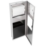 Bobrick B-36903 TrimLineSeries Recessed Paper Towel Dispenser / Waste Receptacle Bobrick B-36903 TrimLineSeries Recessed Paper Towel Dispenser / Waste Receptacle