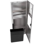 Bobrick B-36903 TrimLineSeries Recessed Paper Towel Dispenser / Waste Receptacle Bobrick B-36903 TrimLineSeries Recessed Paper Towel Dispenser / Waste Receptacle