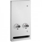 Bobrick B-36903 TrimLineSeries Recessed Paper Towel Dispenser / Waste Receptacle Bobrick B-36903 TrimLineSeries Recessed Paper Towel Dispenser / Waste Receptacle